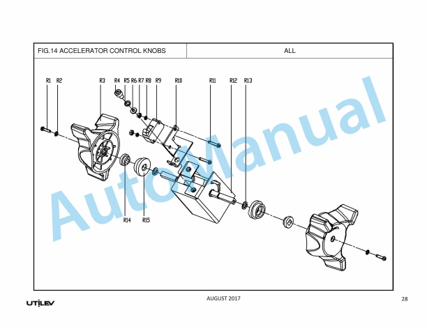 Utilev 1.5T Electric Pallet Truck Parts Manual-5