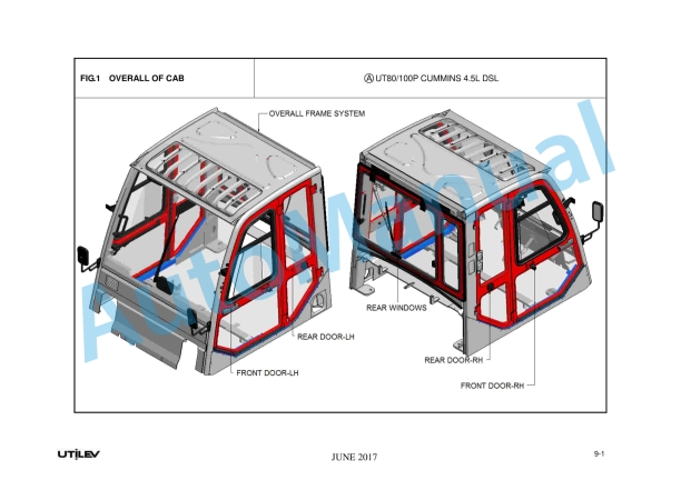 Utilev 8T-10T Internal Combustion Counterbalanced Forklift Truck Parts Catalog 3 Utilev 8T-10T Internal Combustion Counterbalanced Forklift Truck Parts Catalog - Image 3