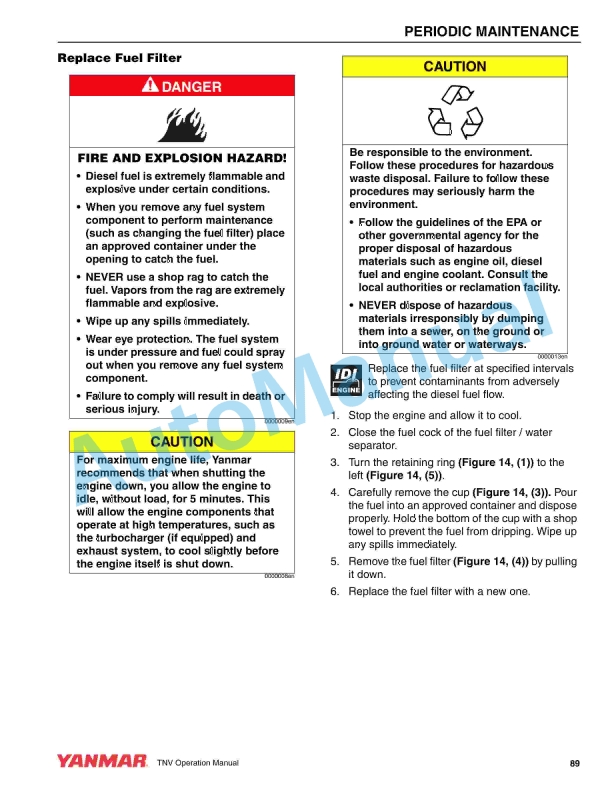 Yanmar 2TNV70 to 4TNV106T Operation Manual-4