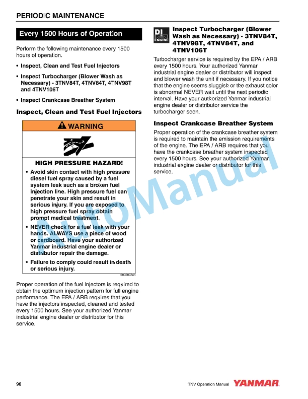 Yanmar 2TNV70 to 4TNV106T Operation Manual-5