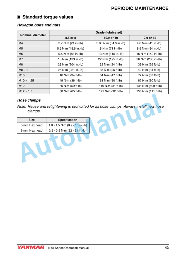Alternative view of Yanmar 4BY3-150 to 6BY3-260Z Marine Engine Operation Manual