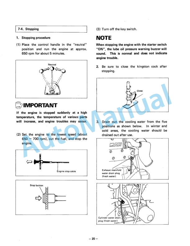 Alternative view of Yanmar 4JHE, 4JH-TE, 4JH-HTE, 4JH-DTE Operation Manual
