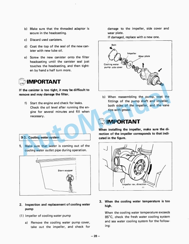 Yanmar 4JHE, 4JH-TE, 4JH-HTE, 4JH-DTE Operation Manual 3 Yanmar 4JHE, 4JH-TE, 4JH-HTE, 4JH-DTE Operation Manual - Image 3