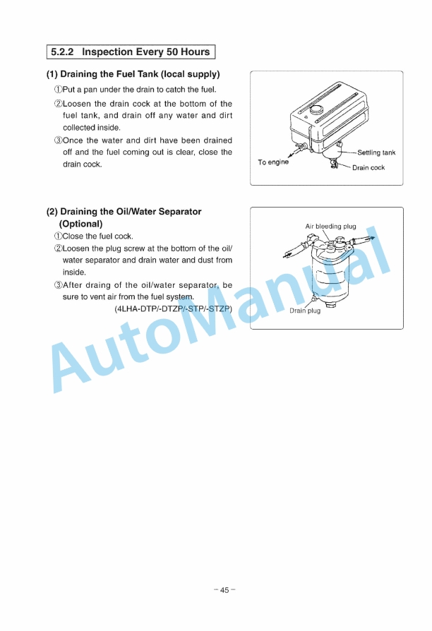Yanmar 4LHA-HTP, 4LHA-DTP, 4LHA-STP, 4LHA-HTZP, 4LHA-DTZP, 4LHA-STZP Marine Engine Operation Manual-3