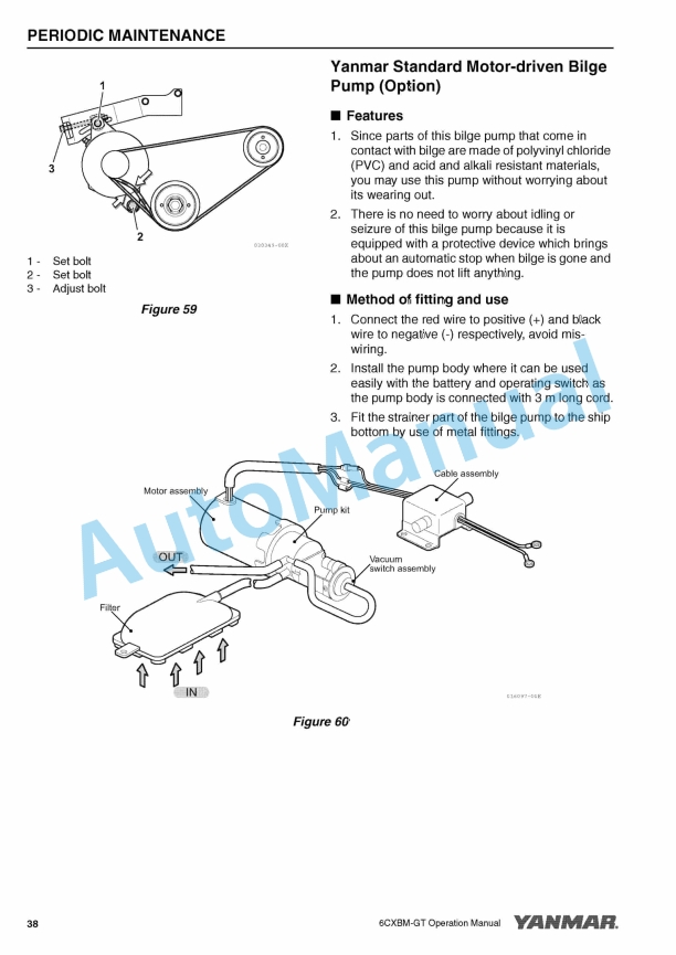 Yanmar 6CXBM-GT Marine Propulsion Engine Operation Manual 4 Yanmar 6CXBM-GT Marine Propulsion Engine Operation Manual - Image 4
