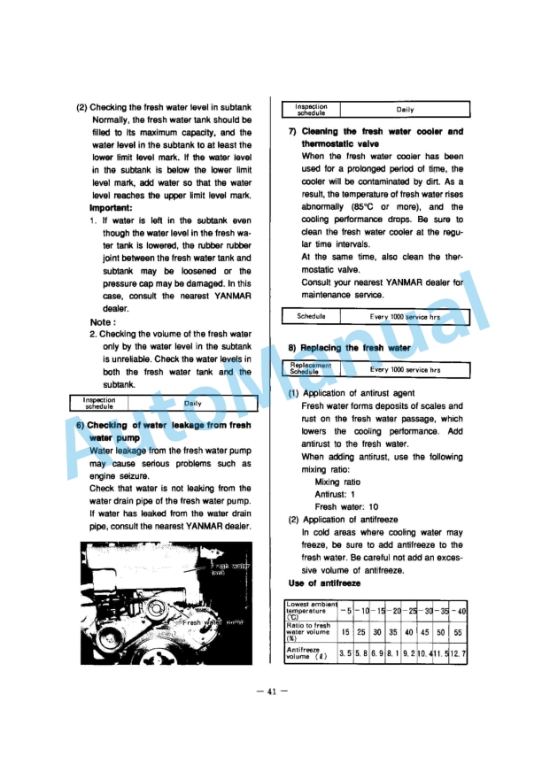 Yanmar 6CX(M)-ETE Marine Diesel Engine Operation Manual 4 Yanmar 6CX(M)-ETE Marine Diesel Engine Operation Manual - Image 4