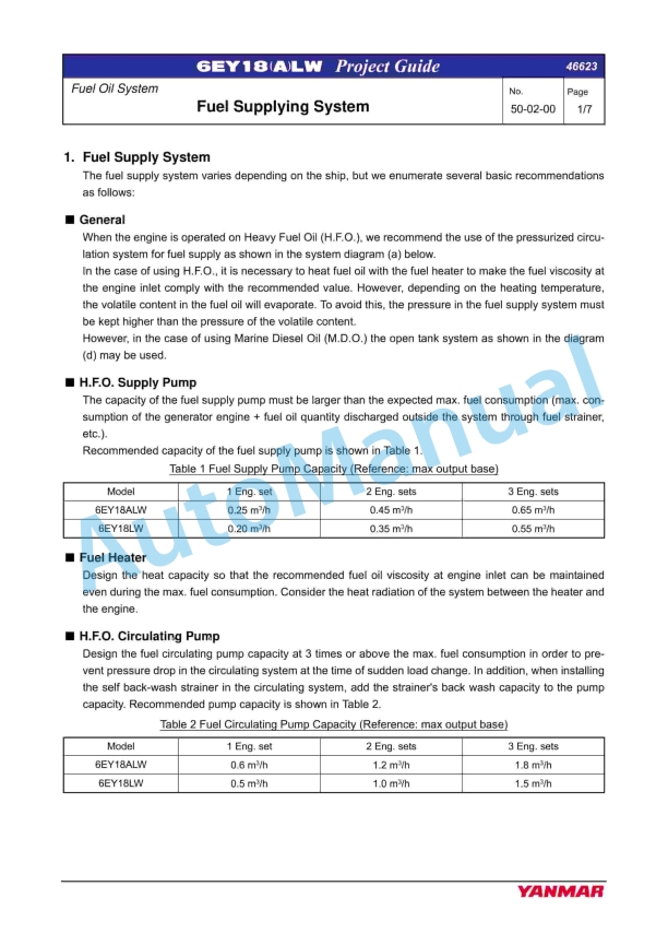 Yanmar 6EY18 Series Marine Auxiliary Diesel Engine Project Guide 3 Yanmar 6EY18 Series Marine Auxiliary Diesel Engine Project Guide - Image 3