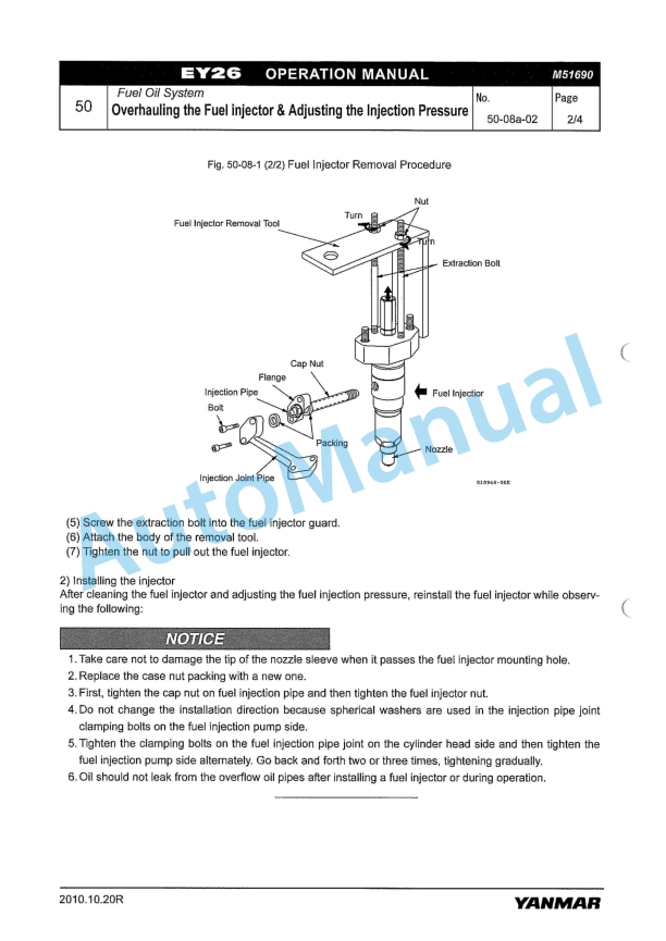 Yanmar 6EY26W Marine Propulsion Engine Operation Manual 3 Yanmar 6EY26W Marine Propulsion Engine Operation Manual - Image 3
