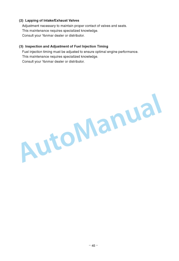 Yanmar 6LYA-STP, 6LY2A-STP Marine Diesel Engine Operation Manual 5 Yanmar 6LYA-STP, 6LY2A-STP Marine Diesel Engine Operation Manual - Image 5
