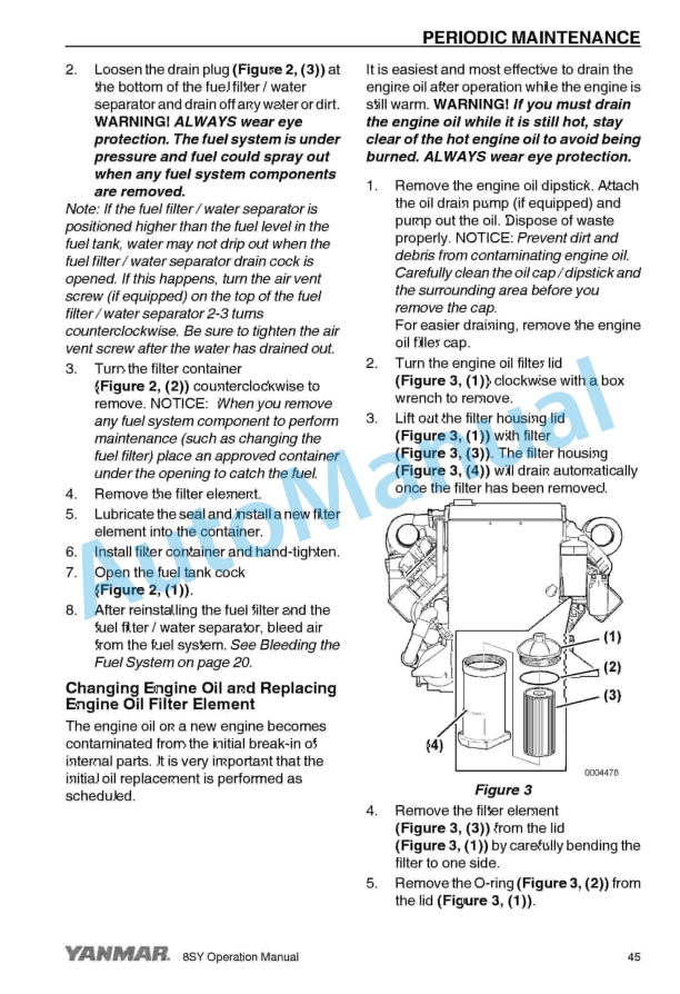 Yanmar 8SY Series Marine Engine Operation Manual 3 Yanmar 8SY Series Marine Engine Operation Manual - Image 3
