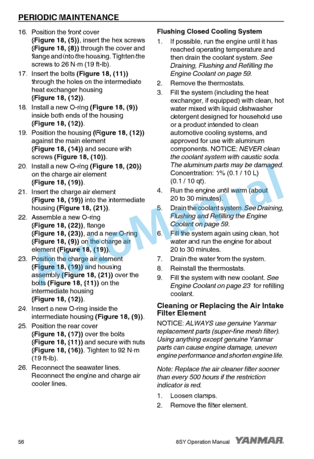 Yanmar 8SY Series Marine Engine Operation Manual 5 Yanmar 8SY Series Marine Engine Operation Manual - Image 5