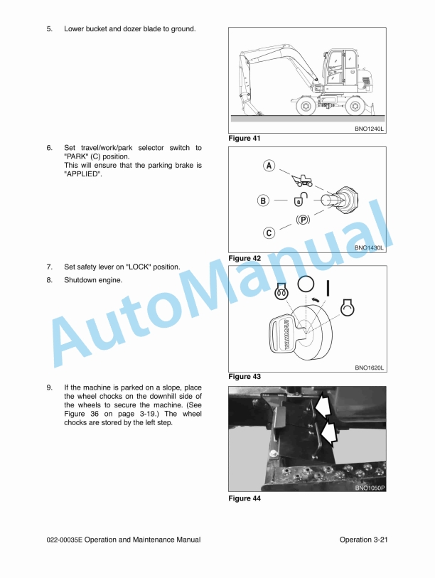 Yanmar B55W-1 Wheel Excavator Operation And Maintenance Manual 2 Yanmar B55W-1 Wheel Excavator Operation And Maintenance Manual - Image 2