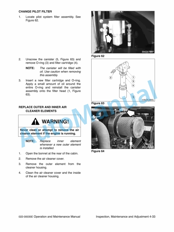 Yanmar B55W-1 Wheel Excavator Operation And Maintenance Manual 4 Yanmar B55W-1 Wheel Excavator Operation And Maintenance Manual - Image 4