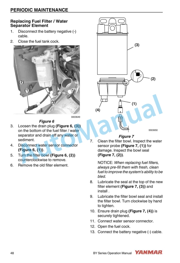 Yanmar BY Series 4BY, 6BY Operation Manual 0ABY0-G00101 3 Yanmar BY Series 4BY, 6BY Operation Manual 0ABY0-G00101 - Image 3
