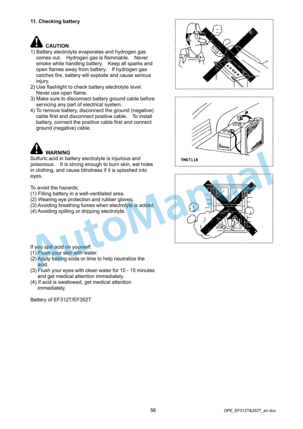 Yanmar EF312T, EF352T Diesel Tractor Operator Manual 5 Yanmar EF312T, EF352T Diesel Tractor Operator Manual - Image 5