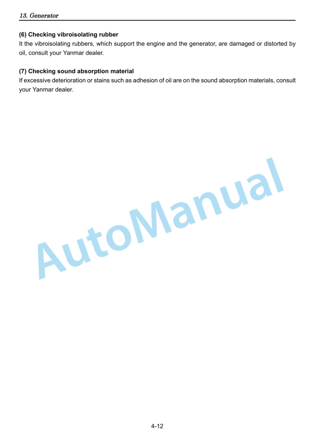 Yanmar LB446H Lighting Tower Operation And Maintenance Manual 4 Yanmar LB446H Lighting Tower Operation And Maintenance Manual - Image 4