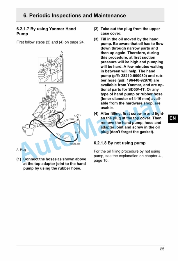 Yanmar SD20, SD50, SD50-4T Sail Drive Operation Manual 4 Yanmar SD20, SD50, SD50-4T Sail Drive Operation Manual - Image 4