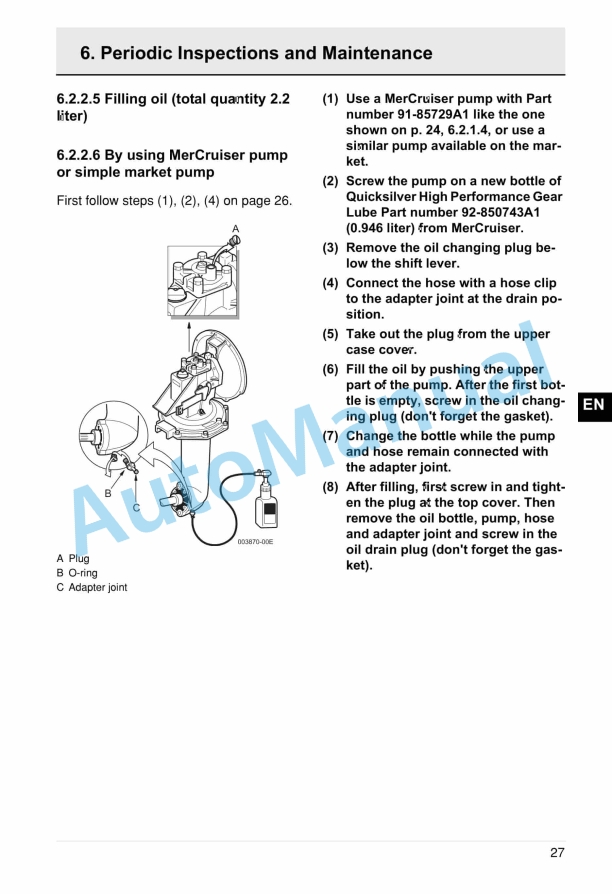 Yanmar SD20, SD50, SD50-4T Sail Drive Operation Manual 5 Yanmar SD20, SD50, SD50-4T Sail Drive Operation Manual - Image 5