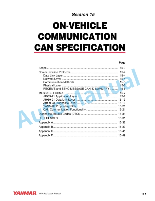 Yanmar TNV Series Electronic Control System 3 Yanmar TNV Series Electronic Control System - Image 3