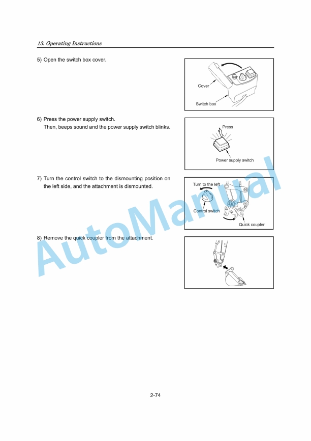 Yanmar ViO30-2, ViO35-2 (EP) Excavator Operation And Maintenance Manual 2 Yanmar ViO30-2, ViO35-2 (EP) Excavator Operation And Maintenance Manual-2
