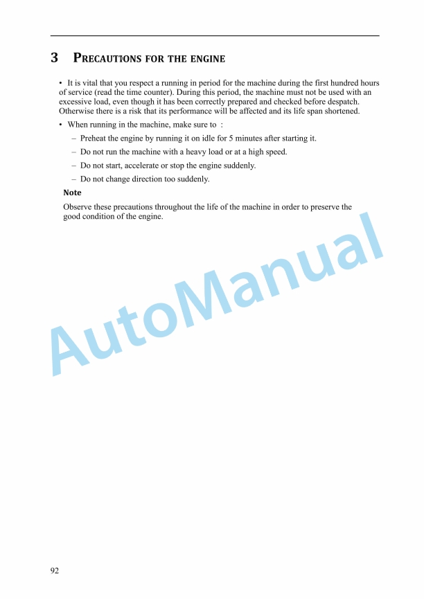 Yanmar ViO33-6 Mini Excavator Operation Manual 2 Yanmar ViO33-6 Mini Excavator Operation Manual - Image 2