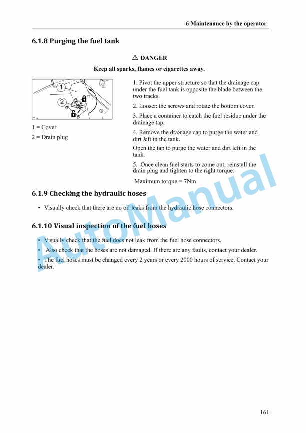 Yanmar ViO80-1A Hydraulic Excavator Operation And Maintenance Manual 5 Yanmar ViO80-1A Hydraulic Excavator Operation And Maintenance Manual - Image 5