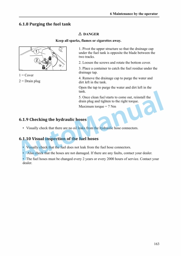 Yanmar ViO82 Hydraulic Excavator Operation And Maintenance Manual 5 Yanmar ViO82 Hydraulic Excavator Operation And Maintenance Manual - Image 5