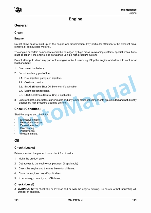 JCB 100 C-1, 90 Z-1 Operator Manual 9831-1000 4 JCB 100 C-1, 90 Z-1 Operator Manual 9831-1000 - Image 4