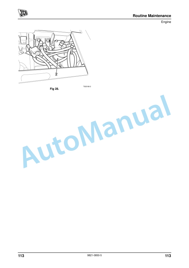 JCB 1000D Workmax Operator Manual 9821-0850-4