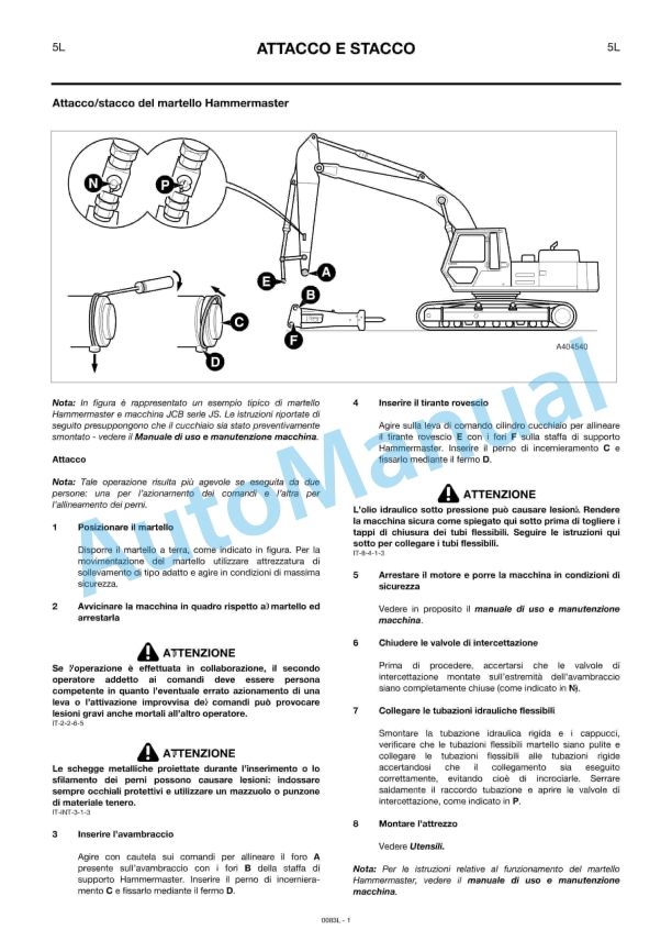 JCB 1050, 1050Q, 1350, 1350Q, 1750, 1350, 2350Q, 2950, 2950Q, 3850, 3850Q Owners Manual 9801-0083-3
