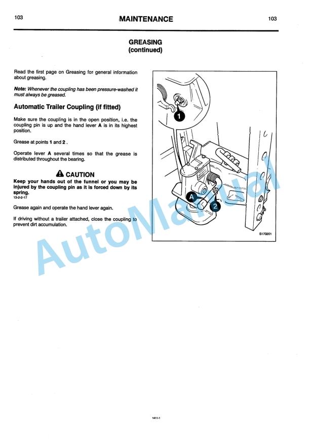 JCB 1115, 1135 Fastrac Operator Handbook 9801-1411-3