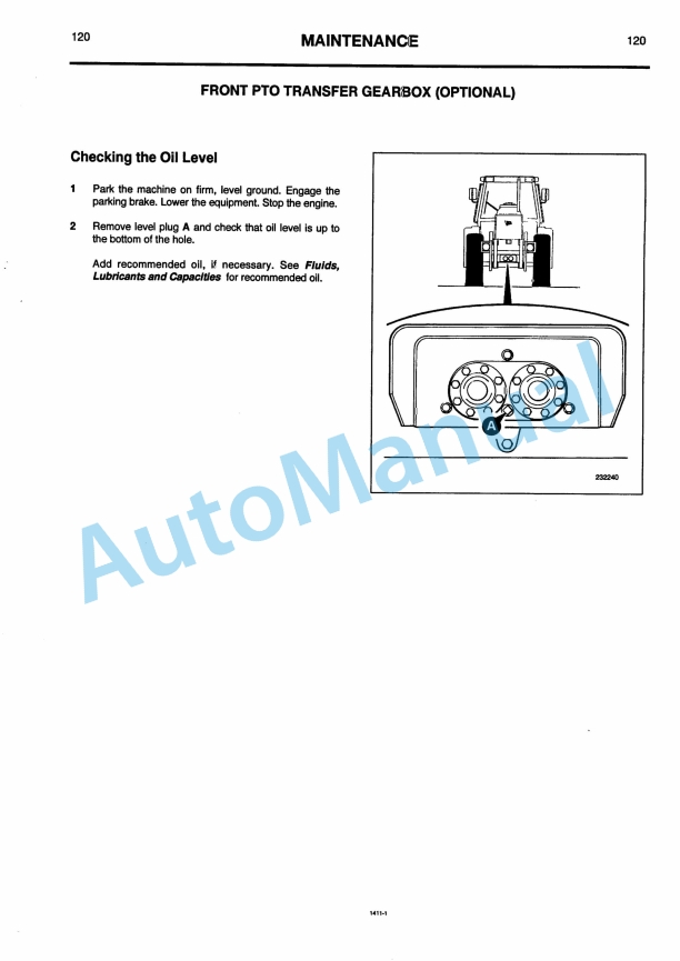 JCB 1115, 1135 Fastrac Operator Handbook 9801-1411-5