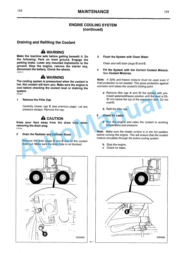 JCB 1115S, 1125, 1135 Fastrac Operator Handbook 9801-1421-4