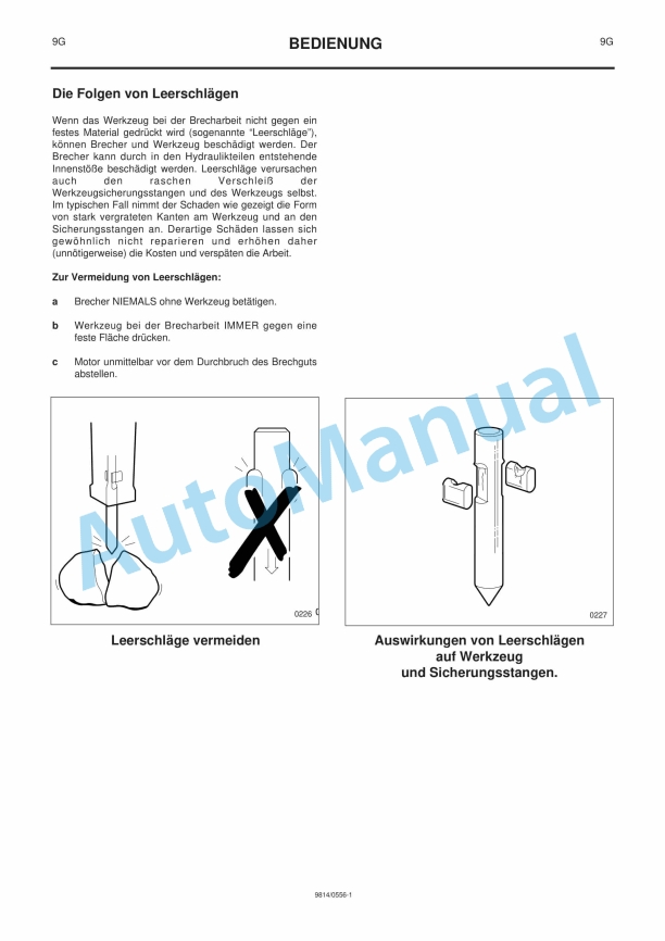JCB 115, 140 Hammermaster Owners Manual 9814-0556 2 JCB 115, 140 Hammermaster Owners Manual 9814-0556-2