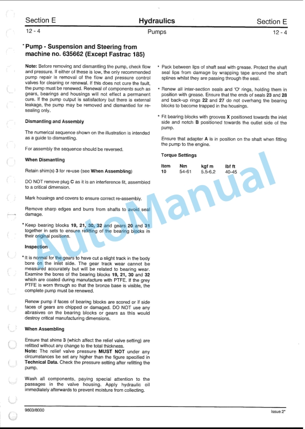 JCB 125, 135, 145, 150, 155, 185 Fastrac Service Manual 9803-8000 2 JCB 125, 135, 145, 150, 155, 185 Fastrac Service Manual 9803-8000-2