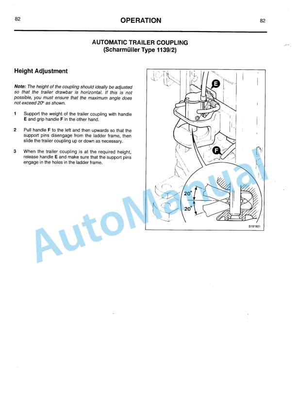 JCB 125, 135, 155, 185 Fastrac Operator Handbook 9801-1331-2