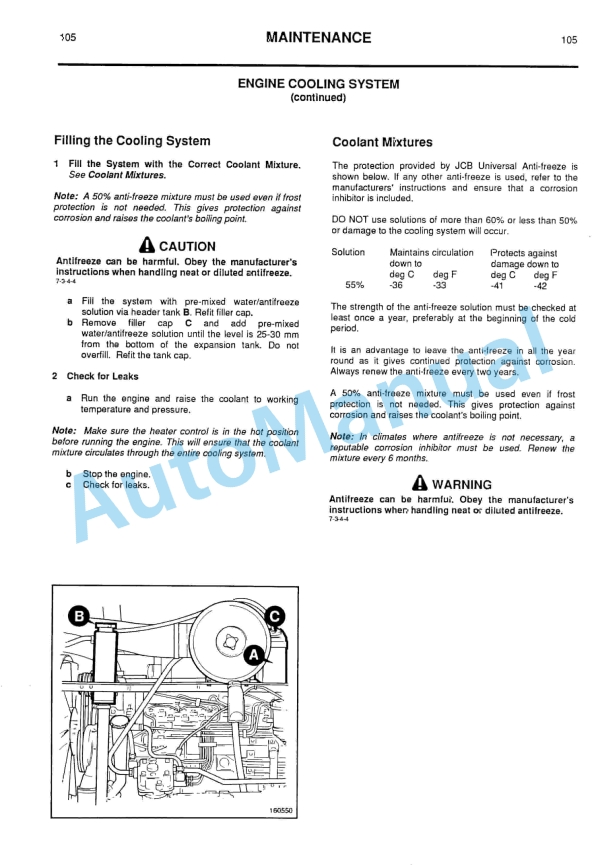 JCB 125, 145T Fastrac Operator Handbook 9801-1310-3