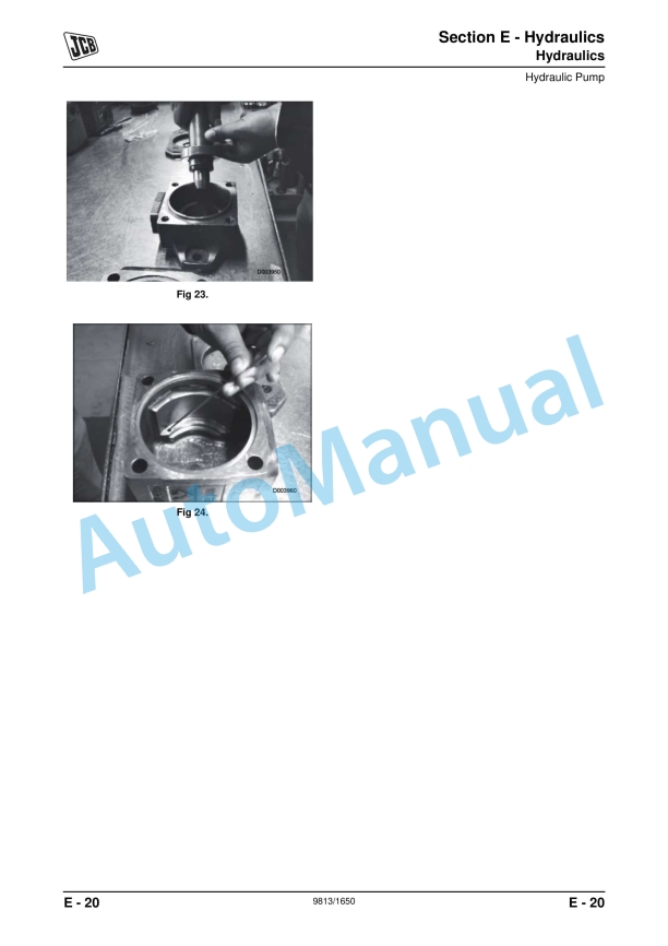 Alternative view of JCB 1253, 1202, 1553, 1554 Liftall Service Manual 9813-1650