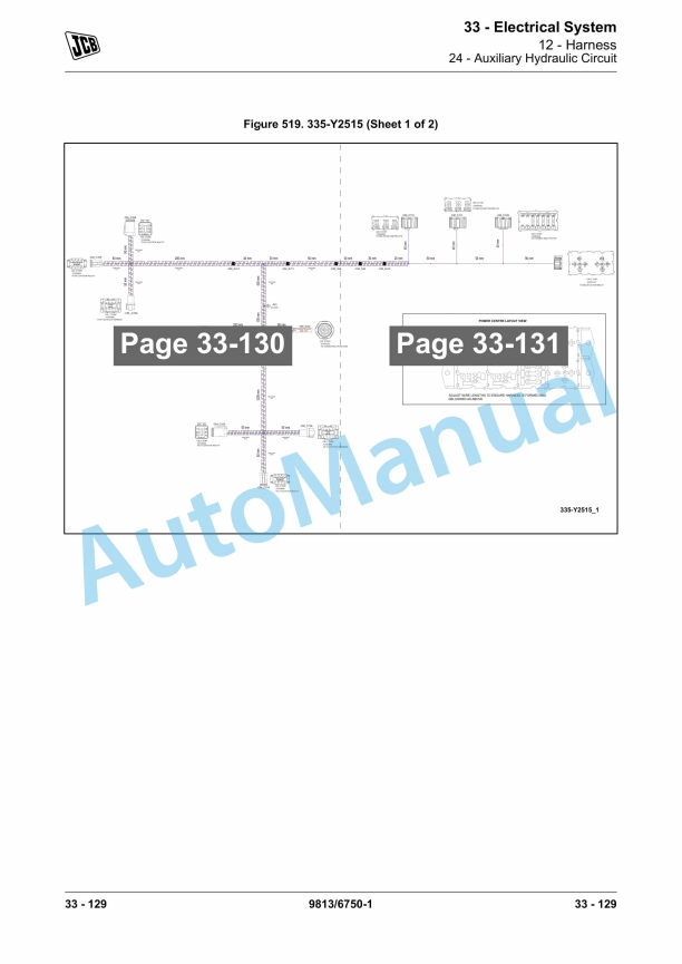 JCB 135, 155, 175, 190, 205 Skidsteer Loader Service Manual 9813-6750 5 JCB 135, 155, 175, 190, 205 Skidsteer Loader Service Manual 9813-6750 - Image 5