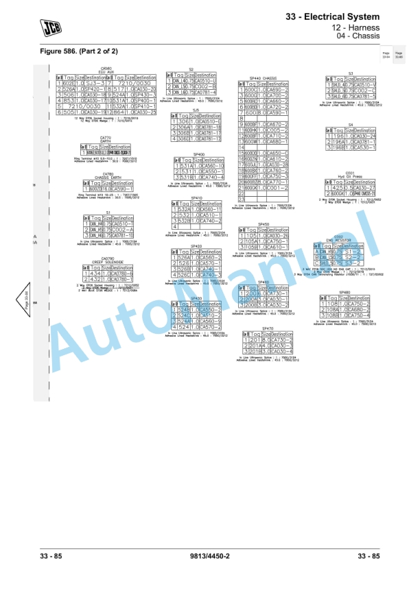 JCB 135 HD, 155 HD Skidsteer Loader Service Manual 9813-4450 4 JCB 135 HD, 155 HD Skidsteer Loader Service Manual 9813-4450 - Image 4