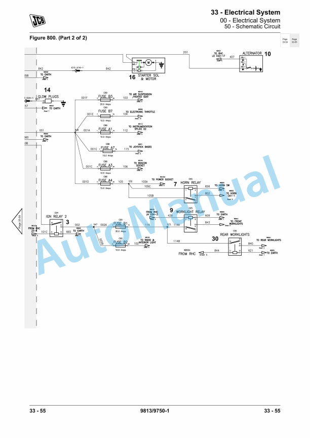 JCB 135 (T4F) to 215 (T4F) Skidsteer Loader Service Manual 9813-9750 4 JCB 135 (T4F) to 215 (T4F) Skidsteer Loader Service Manual 9813-9750 - Image 4