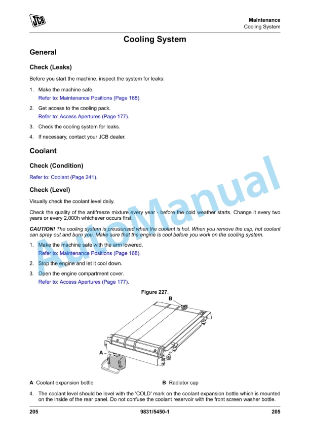 JCB 150T, 155, 175, 210, 210T, 215, 215T Skid Steer Loader Operator Manual 9831-5450 5 JCB 150T, 155, 175, 210, 210T, 215, 215T Skid Steer Loader Operator Manual 9831-5450 - Image 5