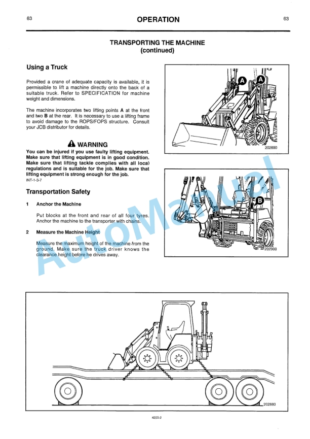 JCB 1CX Operator Manual 2 JCB 1CX Operator Manual-2