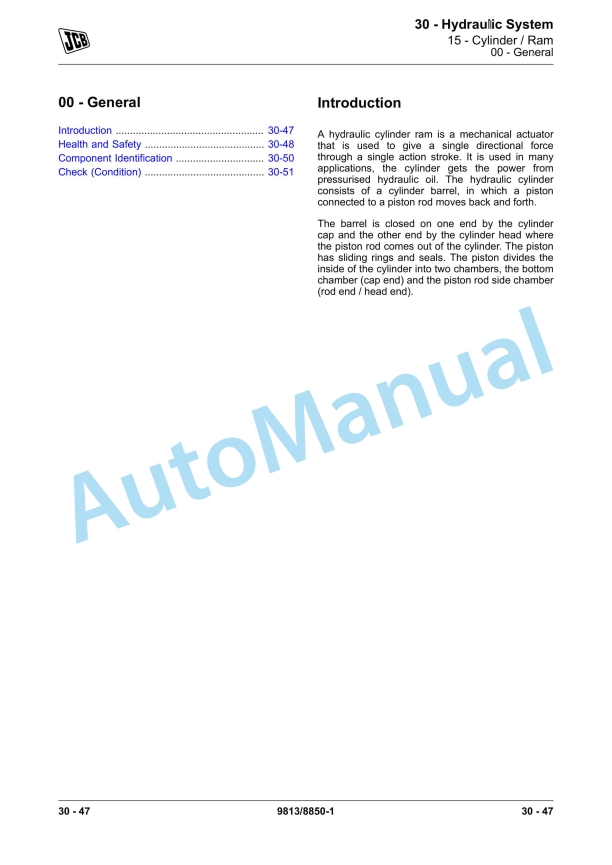 JCB 1T-1 High Tip Dumper Service Manual 9813-8850 3 JCB 1T-1 High Tip Dumper Service Manual 9813-8850 - Image 3