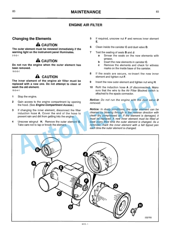 JCB 208S Minimaster Operator Manual 9801-4210 3 JCB 208S Minimaster Operator Manual 9801-4210-3