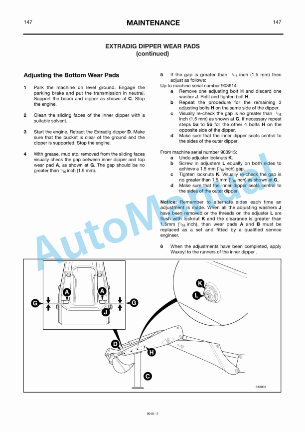 JCB 214, 215, 215E, 217 Backhoe Loader Operator Manual 4 JCB 214, 215, 215E, 217 Backhoe Loader Operator Manual - Image 4