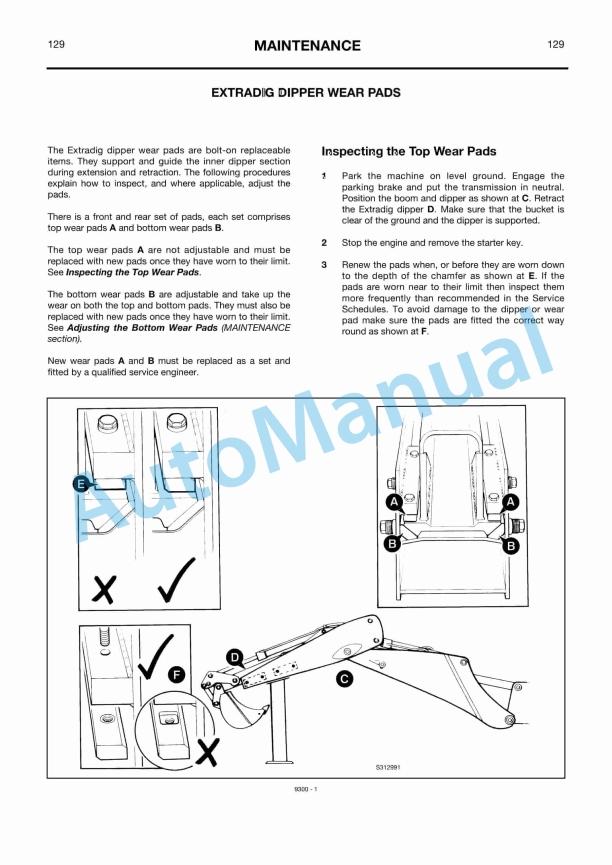 JCB 241e Backhoe Loader Operator Manual 5 JCB 241e Backhoe Loader Operator Manual - Image 5