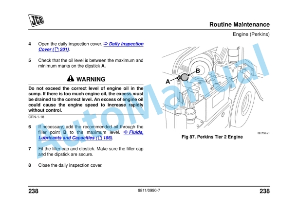 JCB 2.5, 3.0, 3.5 Teletruk Operator Manual 9811-0990 4 JCB 2.5, 3.0, 3.5 Teletruk Operator Manual 9811-0990 - Image 4