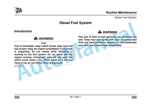 JCB 2.5, 3.0, 3.5 Teletruk Operator Manual 9811-0990 5 JCB 2.5, 3.0, 3.5 Teletruk Operator Manual 9811-0990 - Image 5