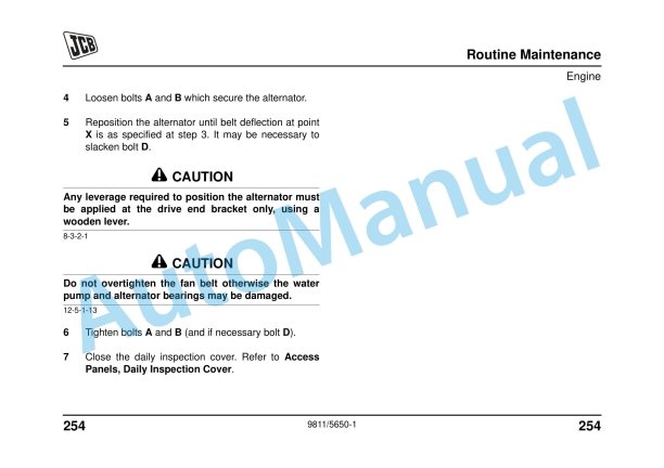 JCB 2.5, 3.0, 3.5 Teletruk Operator Manual 9811-5650 4 JCB 2.5, 3.0, 3.5 Teletruk Operator Manual 9811-5650 - Image 4